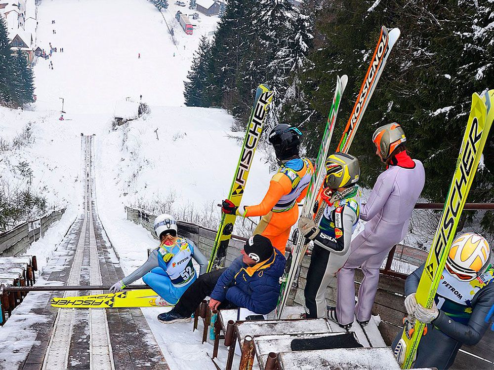 трамплін ворохта