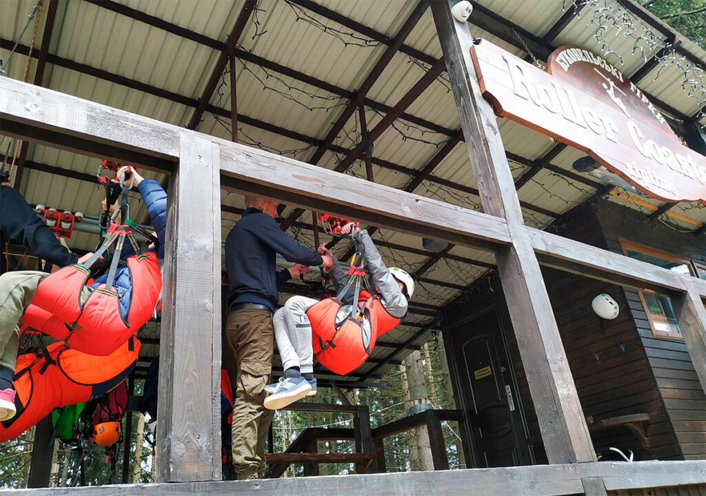 roller coaster zipline буковель
