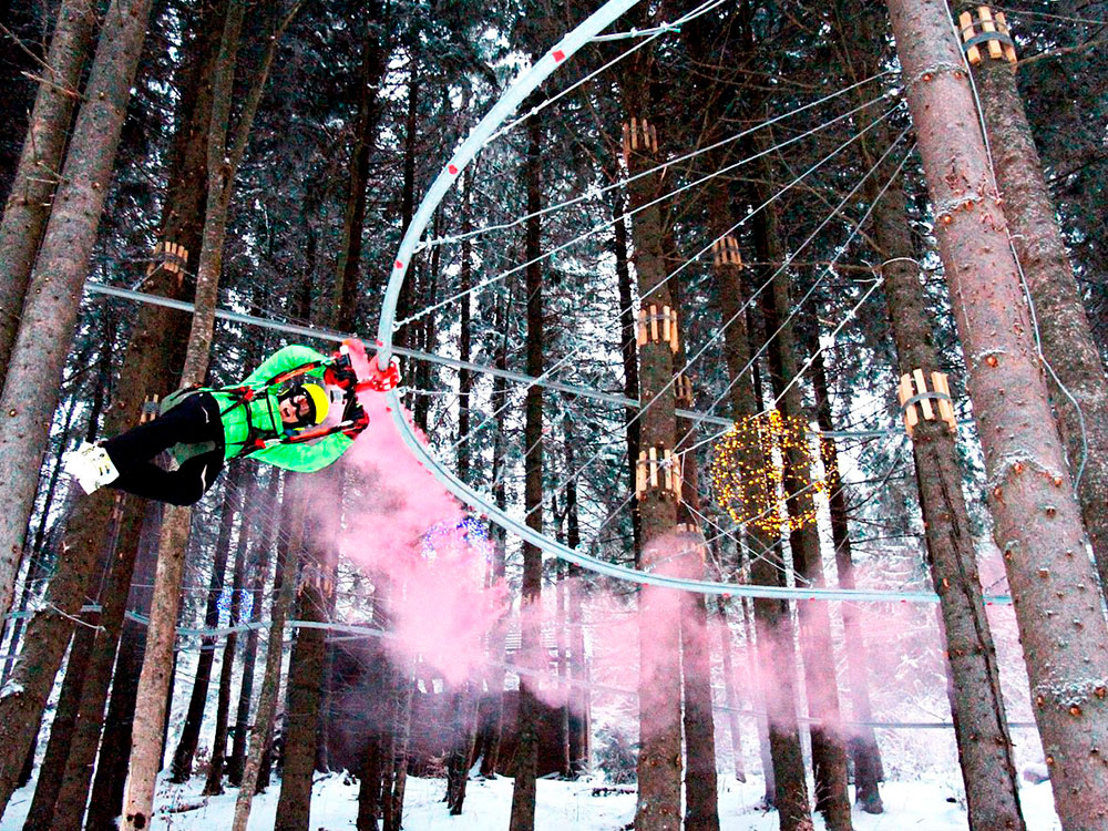 Roller Coaster Zipline (американські гірки на канатах)