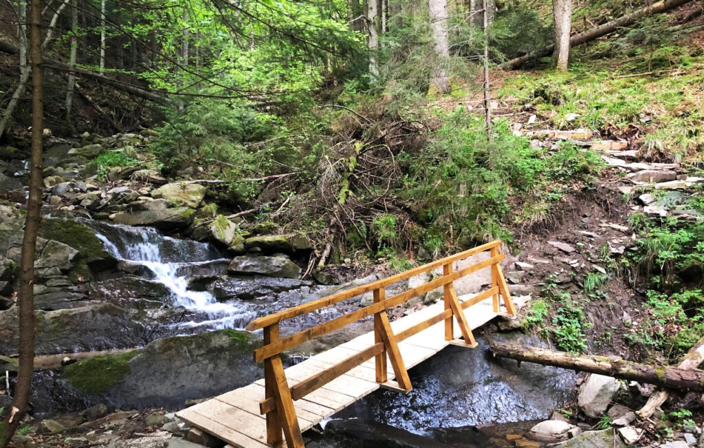 Нарінецький водоспад – маршрут, опис і відпочинок у Карпатах